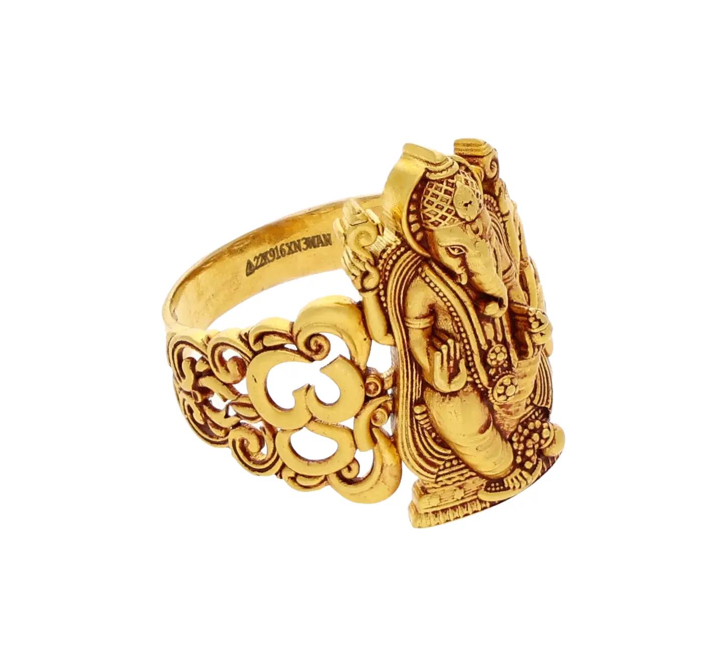 Lord Ganesha Design Ring - product media
